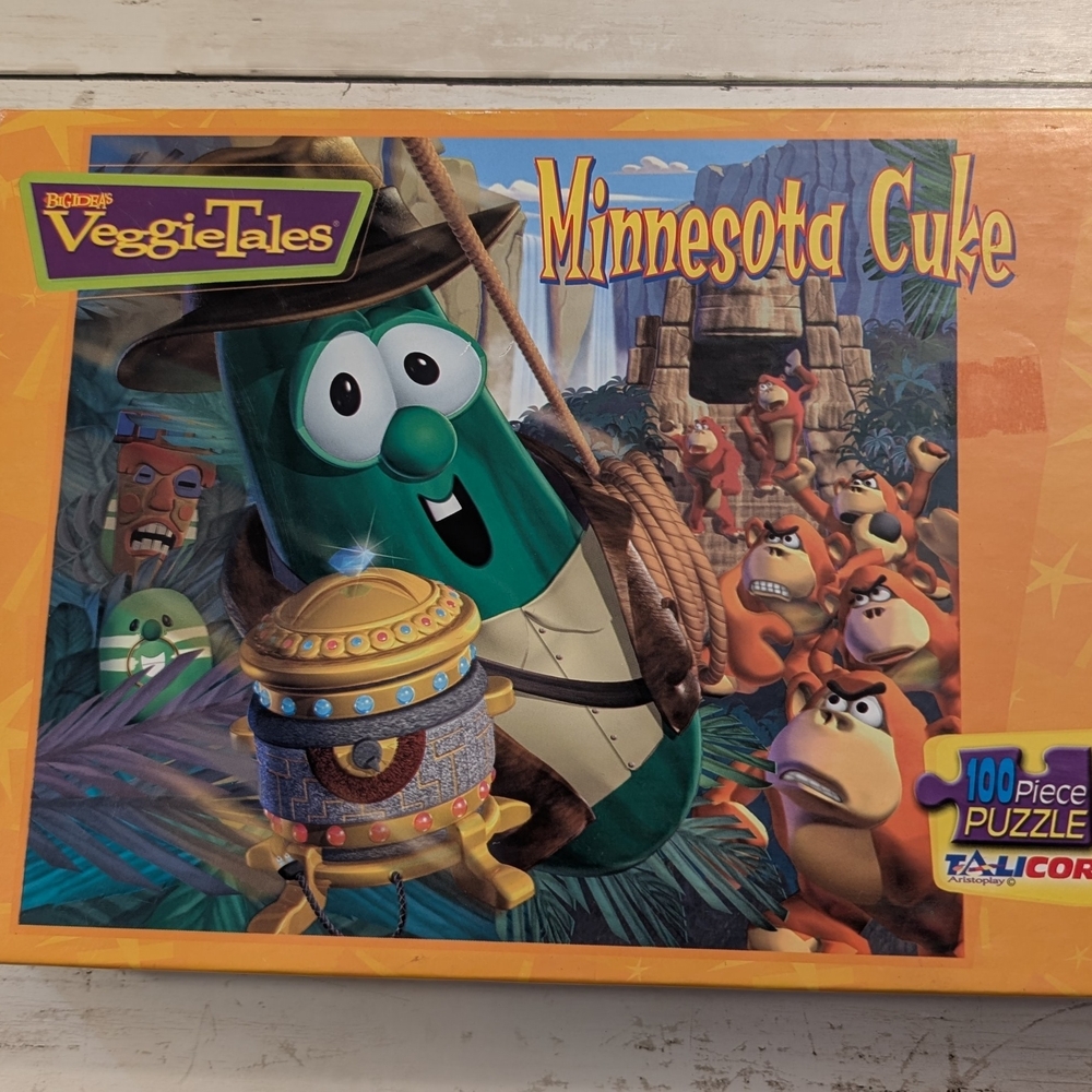 VeggieTales Minnesota Cuke Puzzle by Talicor - 100 Pieces Complete - 2005 RARE